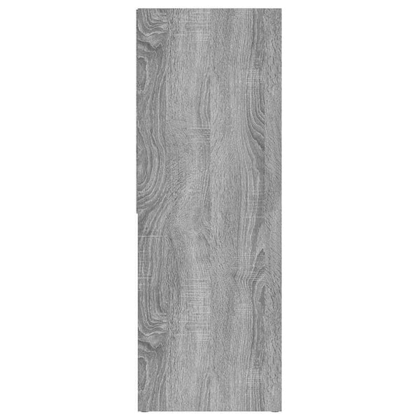 Bücherregal Grau Sonoma 67x24x161 cm