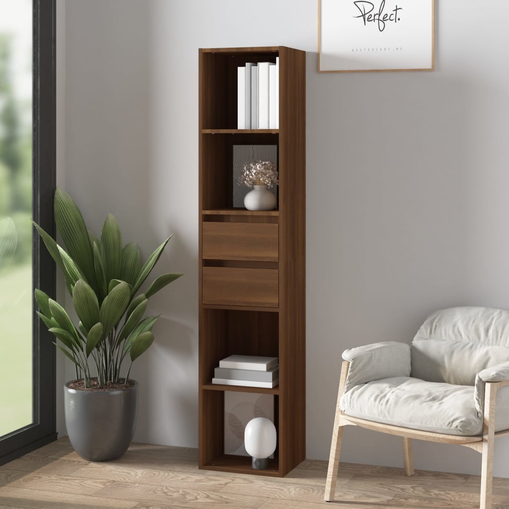 Bücherregal Braun Eiche 171 cm