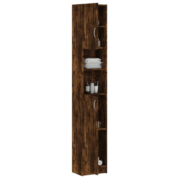 Badezimmerschrank Räuchereiche 190cm