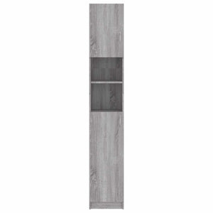 Badezimmerschrank Grau Sonoma 32x25,5x190 cm