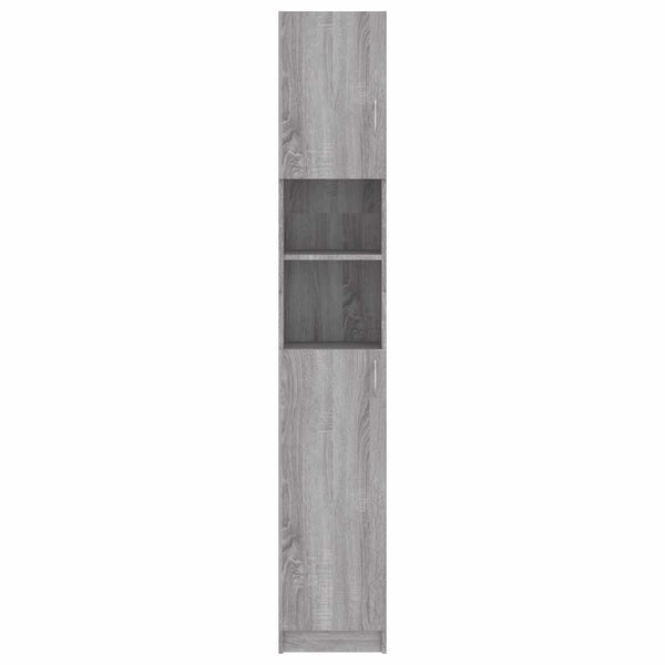 Badezimmerschrank Grau Sonoma 32x25,5x190 cm