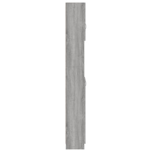 Badezimmerschrank Grau Sonoma 32x25,5x190 cm