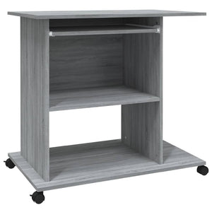 Schreibtisch Grau Sonoma 80x50 cm