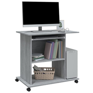 Schreibtisch Grau Sonoma 80x50 cm