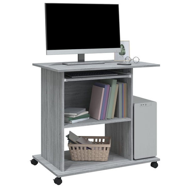 Schreibtisch Grau Sonoma 80x50 cm