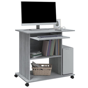 Schreibtisch Grau Sonoma 80x50 cm