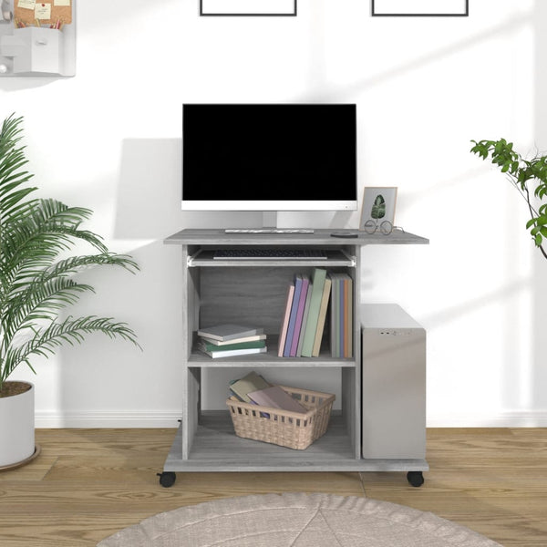 Schreibtisch Grau Sonoma 80x50 cm
