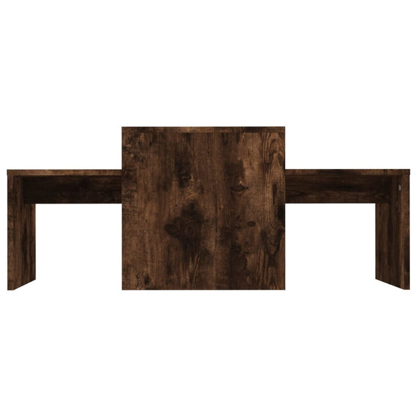 Couchtisch Set Räuchereiche 2er