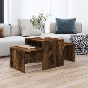 Couchtisch Set Räuchereiche 2er