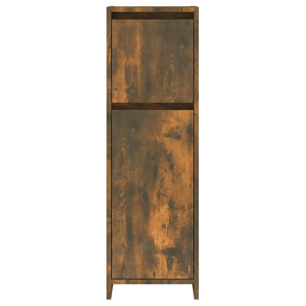 Badezimmerschrank Räuchereiche 30x30x95 cm