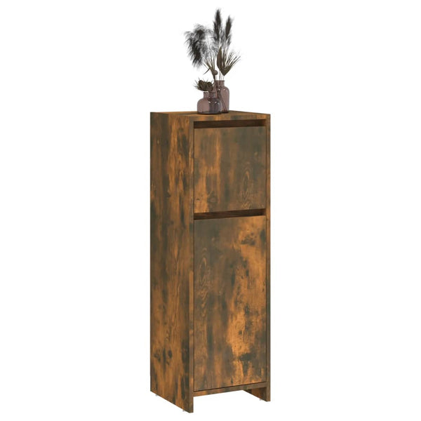 Badezimmerschrank Räuchereiche 30x30x95 cm
