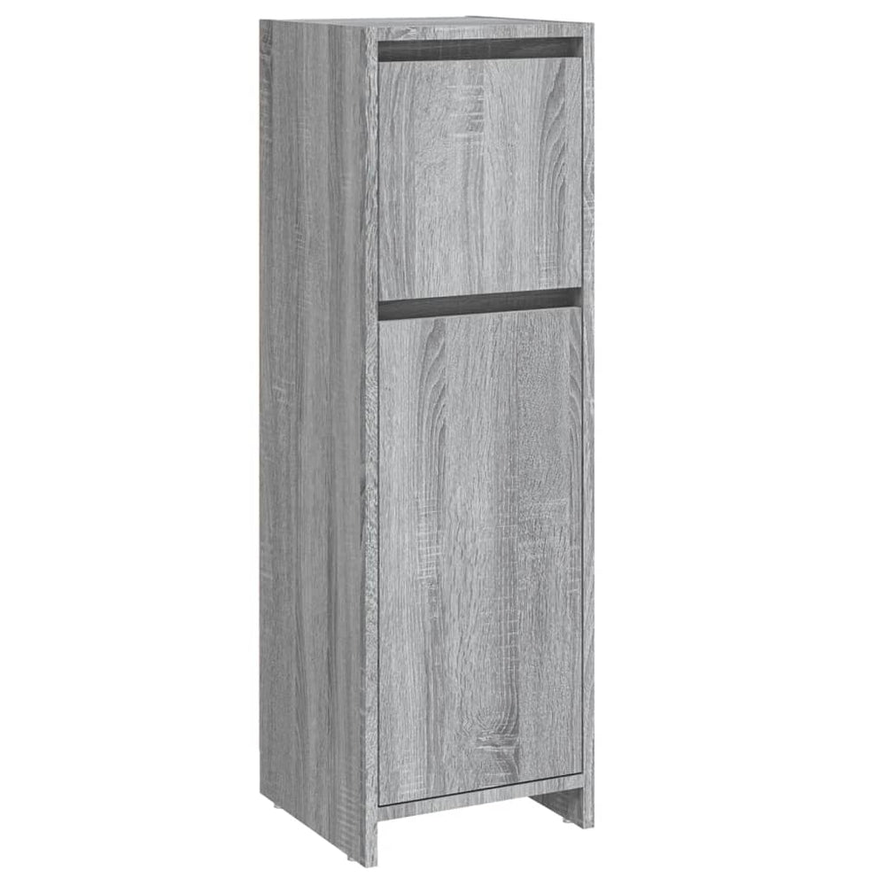 Grauer Badschrank Sonoma 30x30x95 cm