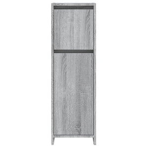 Grauer Badschrank Sonoma 30x30x95 cm