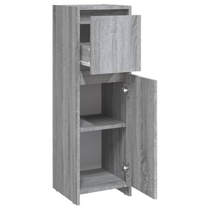 Grauer Badschrank Sonoma 30x30x95 cm