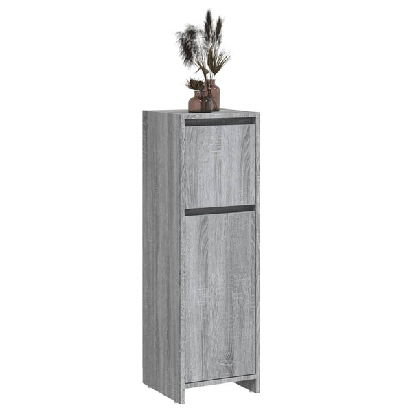 Grauer Badschrank Sonoma 30x30x95 cm