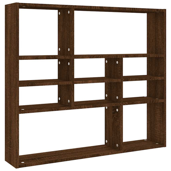 Wandregal Braun Eichen-Optik 90 cm