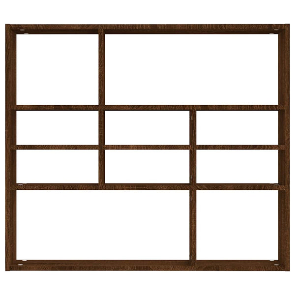 Wandregal Braun Eichen-Optik 90 cm