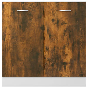Spülenschrank Lyon Räuchereiche 80 cm
