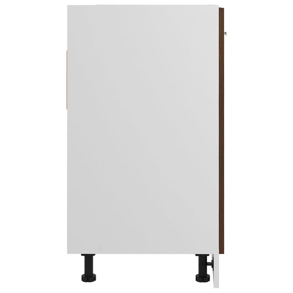 Spülenschrank Lyon Braun Eiche 80 cm