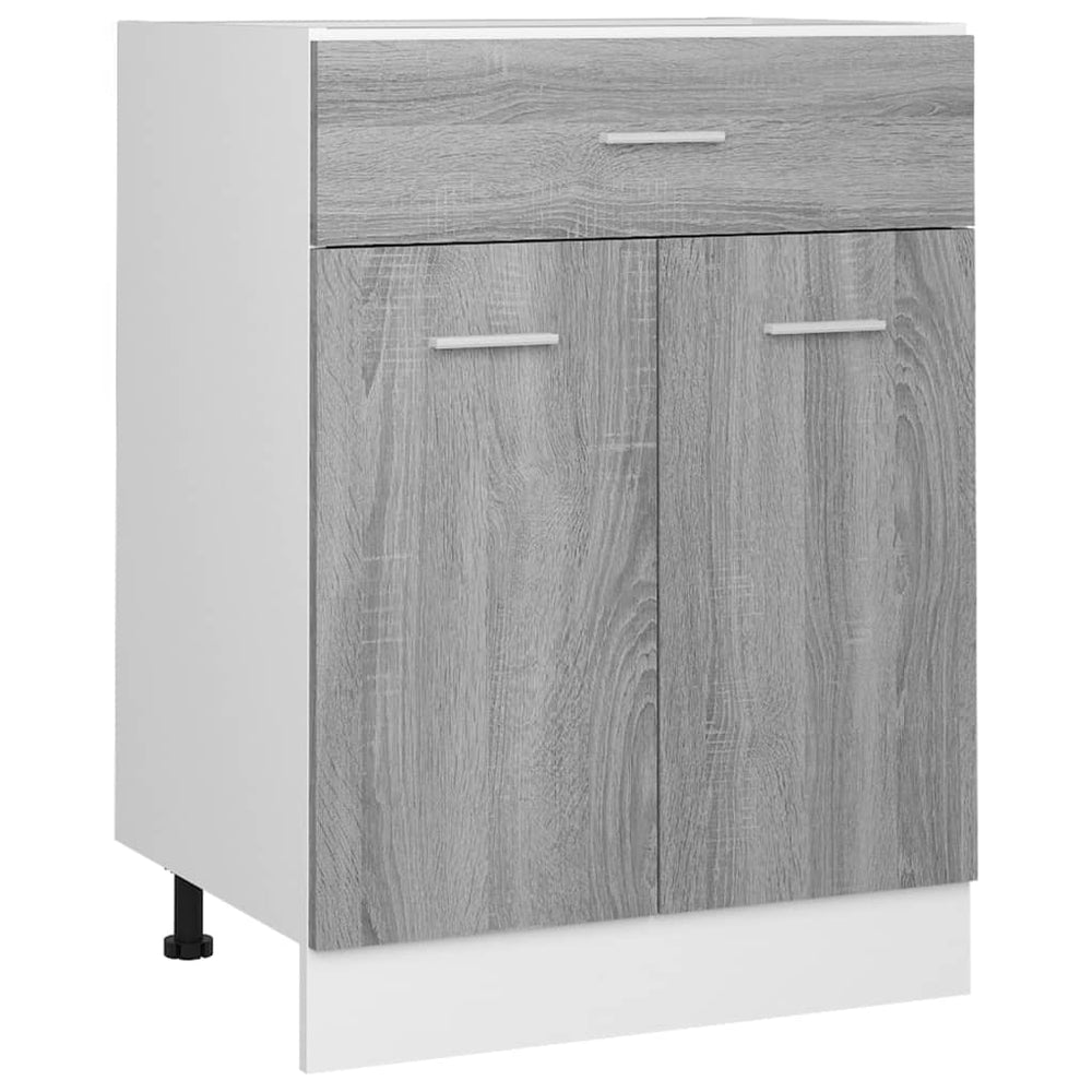 Unterschrank Lyon Grau Sonoma 60 cm