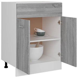 Unterschrank Lyon Grau Sonoma 60 cm