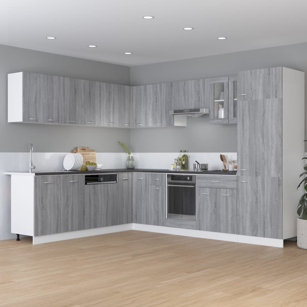 Unterschrank Lyon Grau Sonoma 60 cm
