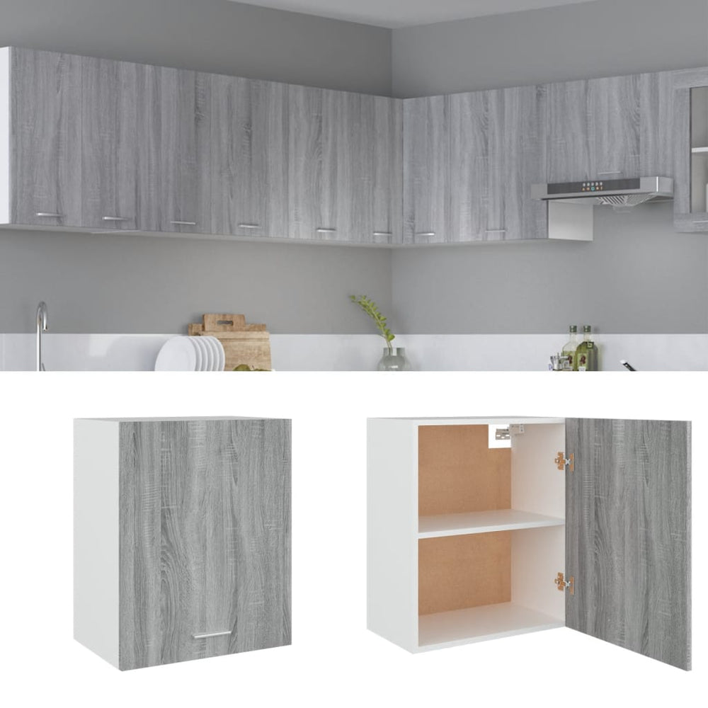 Hängeschrank Lyon Grau Sonoma 50x60 cm