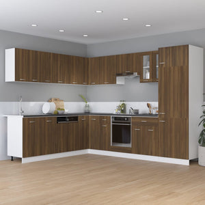 Hängeschrank Lyon Braun Eichenoptik 50x60 cm