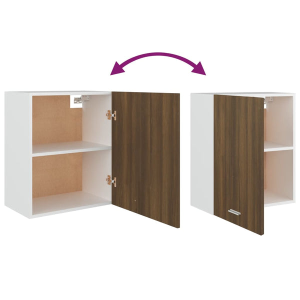 Hängeschrank Lyon Braun Eichenoptik 50x60 cm