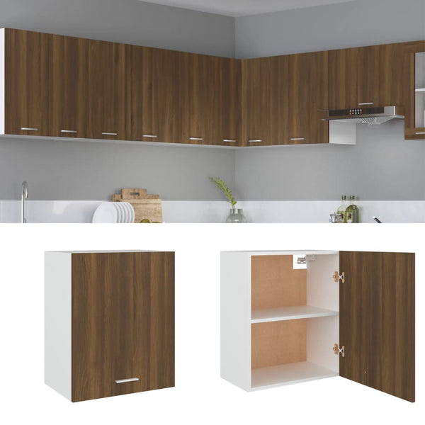 Hängeschrank Lyon Braun Eichenoptik 50x60 cm