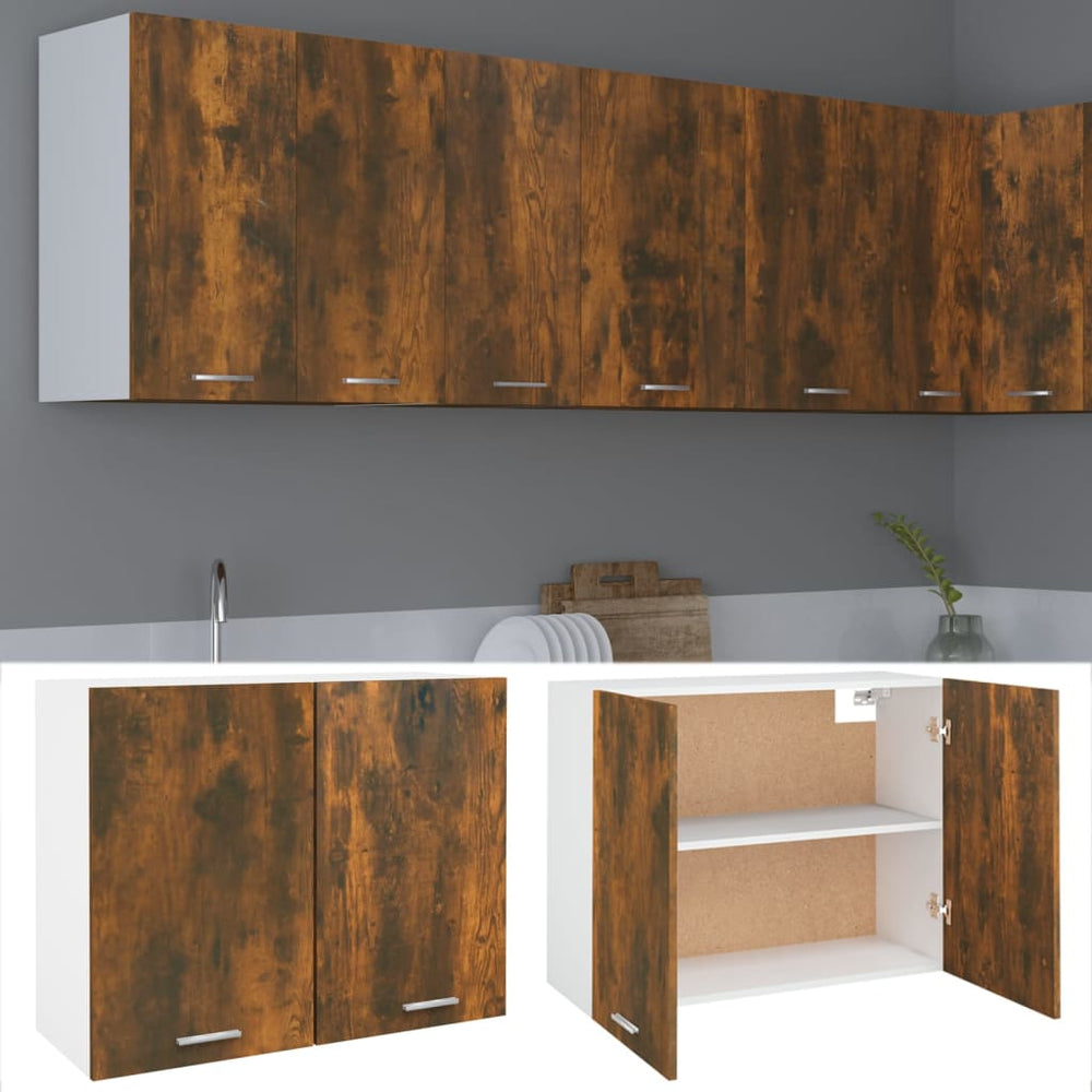 Hängeschrank Lyon Räuchereiche 80 cm