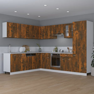 Hängeschrank Lyon Räuchereiche 80 cm