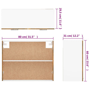 Hängeschrank Lyon Räuchereiche 80 cm