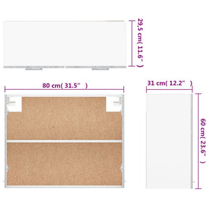Hängeschrank Lyon Grau Sonoma 80 cm