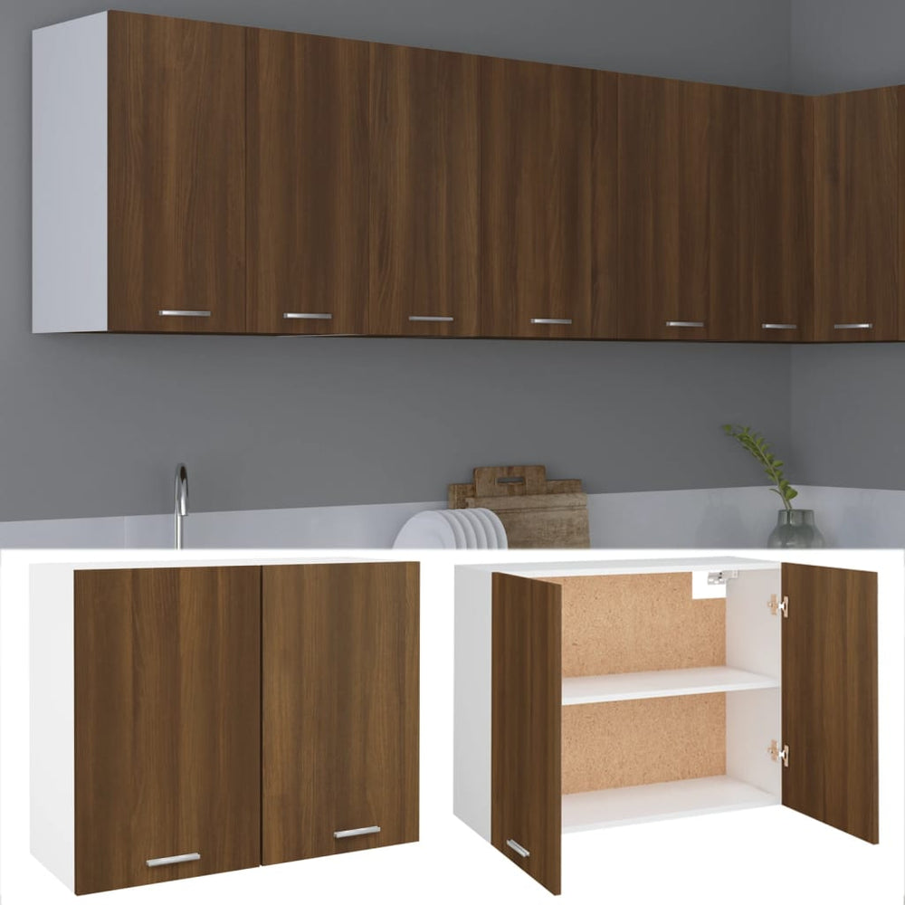 Hängeschrank Lyon Braun Eiche 80 cm
