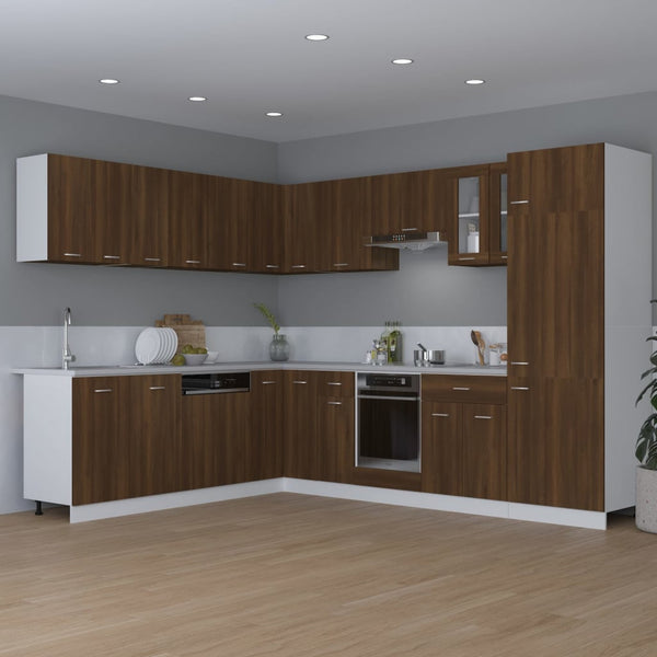 Hängeschrank Lyon Braun Eiche 80 cm