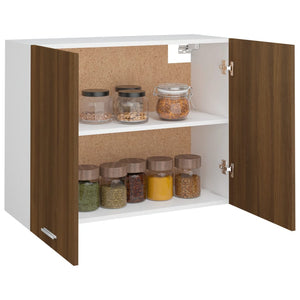 Hängeschrank Lyon Braun Eiche 80 cm