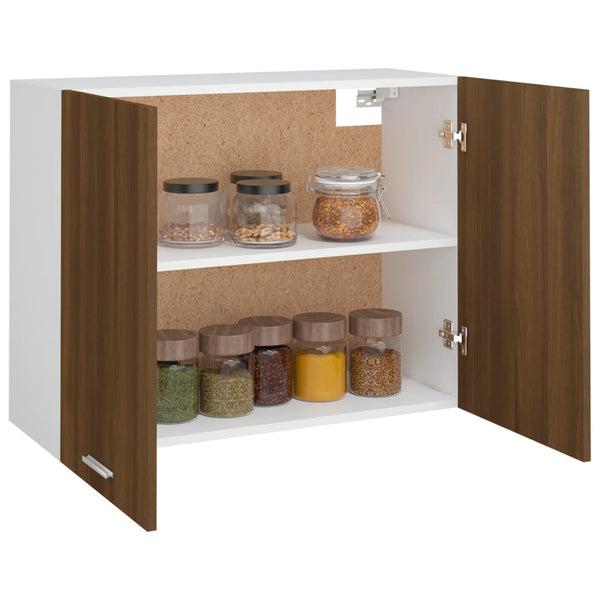 Hängeschrank Lyon Braun Eiche 80 cm