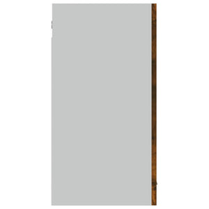 Hängeschrank Lyon Räuchereiche Glas 80 cm