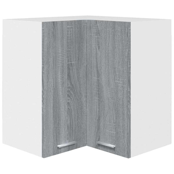 Eck-Hängeschrank Lyon Grau Sonoma 57x57x60 cm