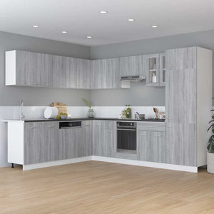 Eck-Hängeschrank Lyon Grau Sonoma 57x57x60 cm
