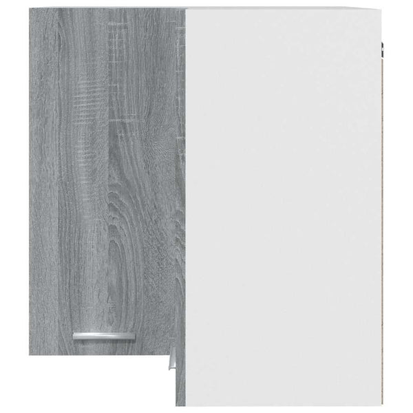 Eck-Hängeschrank Lyon Grau Sonoma 57x57x60 cm
