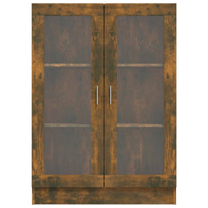 Vitrinenschrank Räuchereiche 82,5x30,5x115 cm