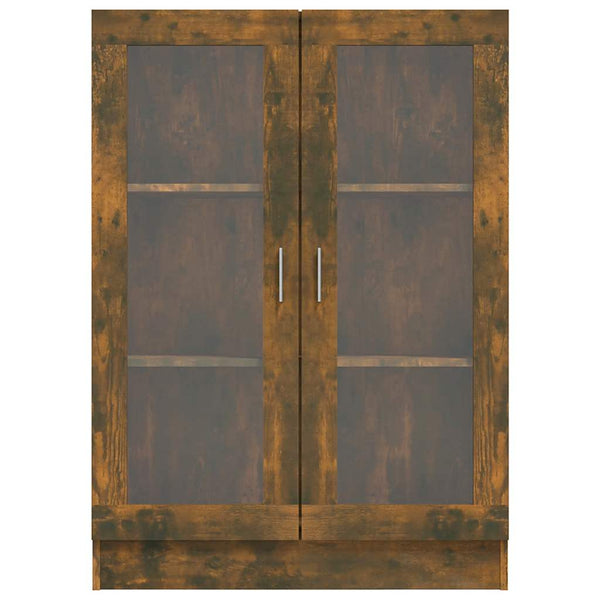 Vitrinenschrank Räuchereiche 82,5x30,5x115 cm