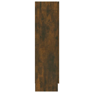 Vitrinenschrank Räuchereiche 82,5x30,5x115 cm