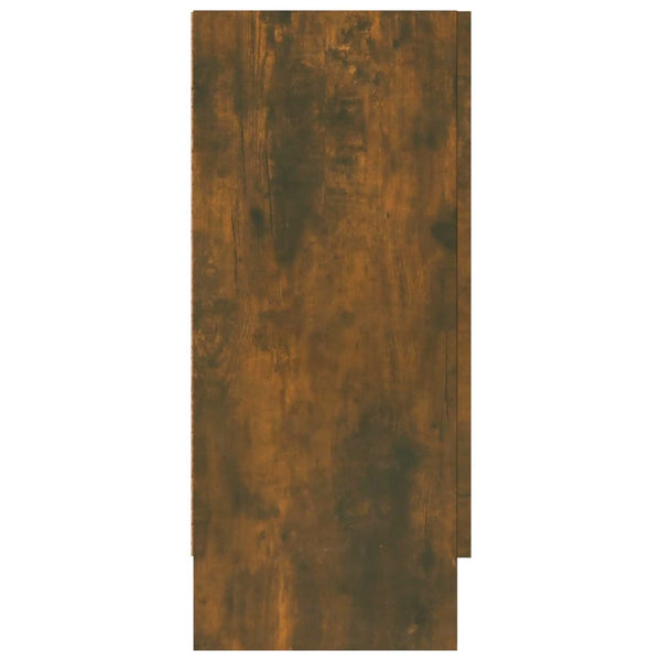 Vitrinenschrank Räuchereiche 120 cm