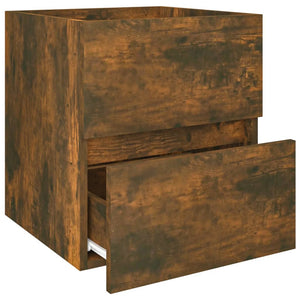 Waschbeckenunterschrank Räuchereiche 41cm