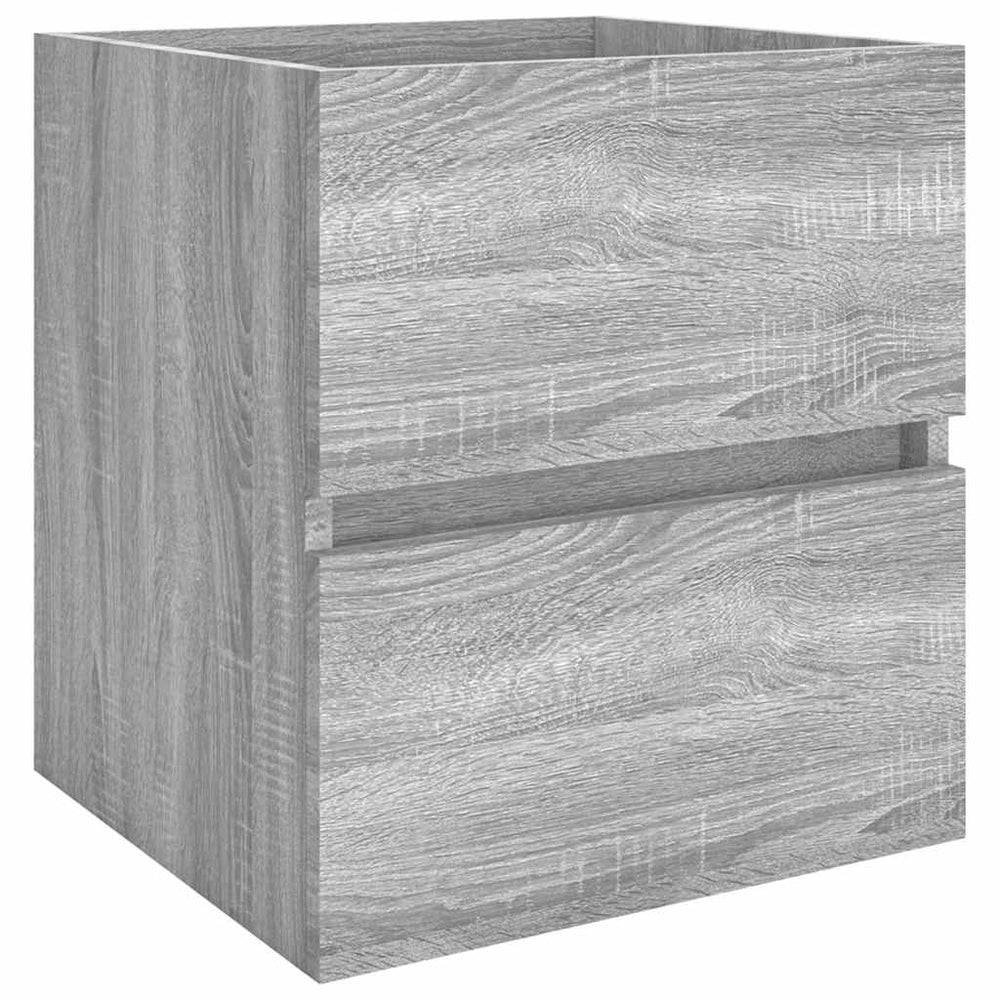 Waschbeckenunterschrank Grau Sonoma 41x38,5x45 cm