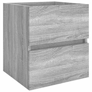 Waschbeckenunterschrank Grau Sonoma 41x38,5x45 cm