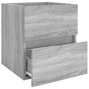 Waschbeckenunterschrank Grau Sonoma 41x38,5x45 cm